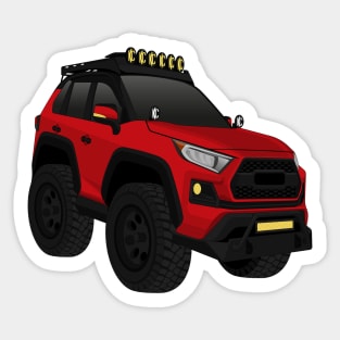 Runner mini Red Sticker